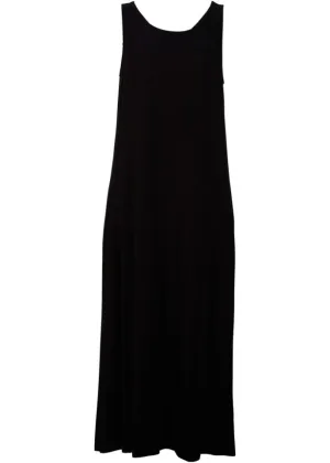 Bpc Bonprix Collection Sustainable Viscose Jersey Long Dress, Black