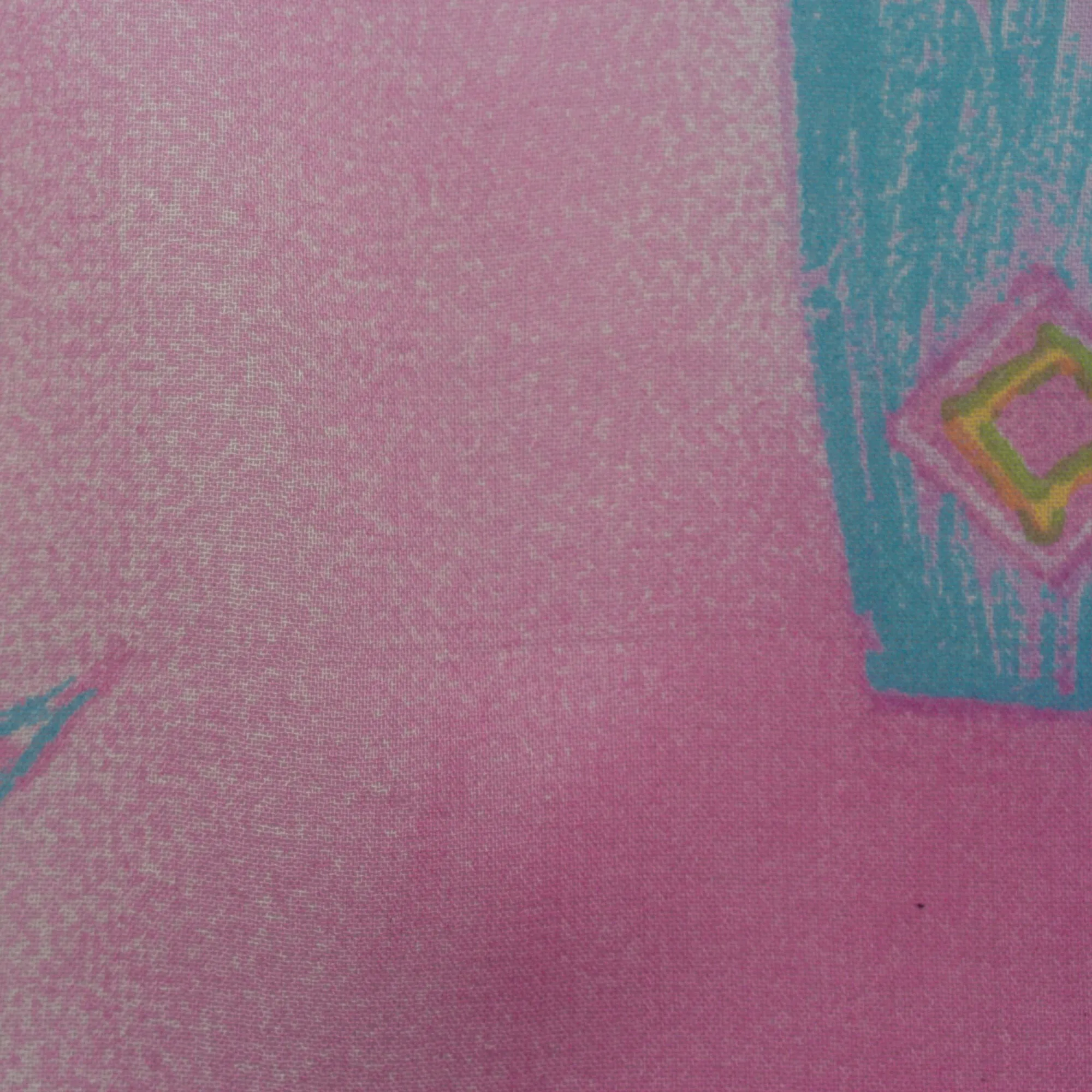Pink Abstract Printed Silk Georgette