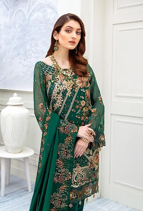 Ramsha Chevron Chiffon Collection Vol 2 2020 – A-207