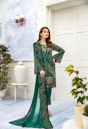 Ramsha Chevron Chiffon Collection Vol 2 2020 – A-207