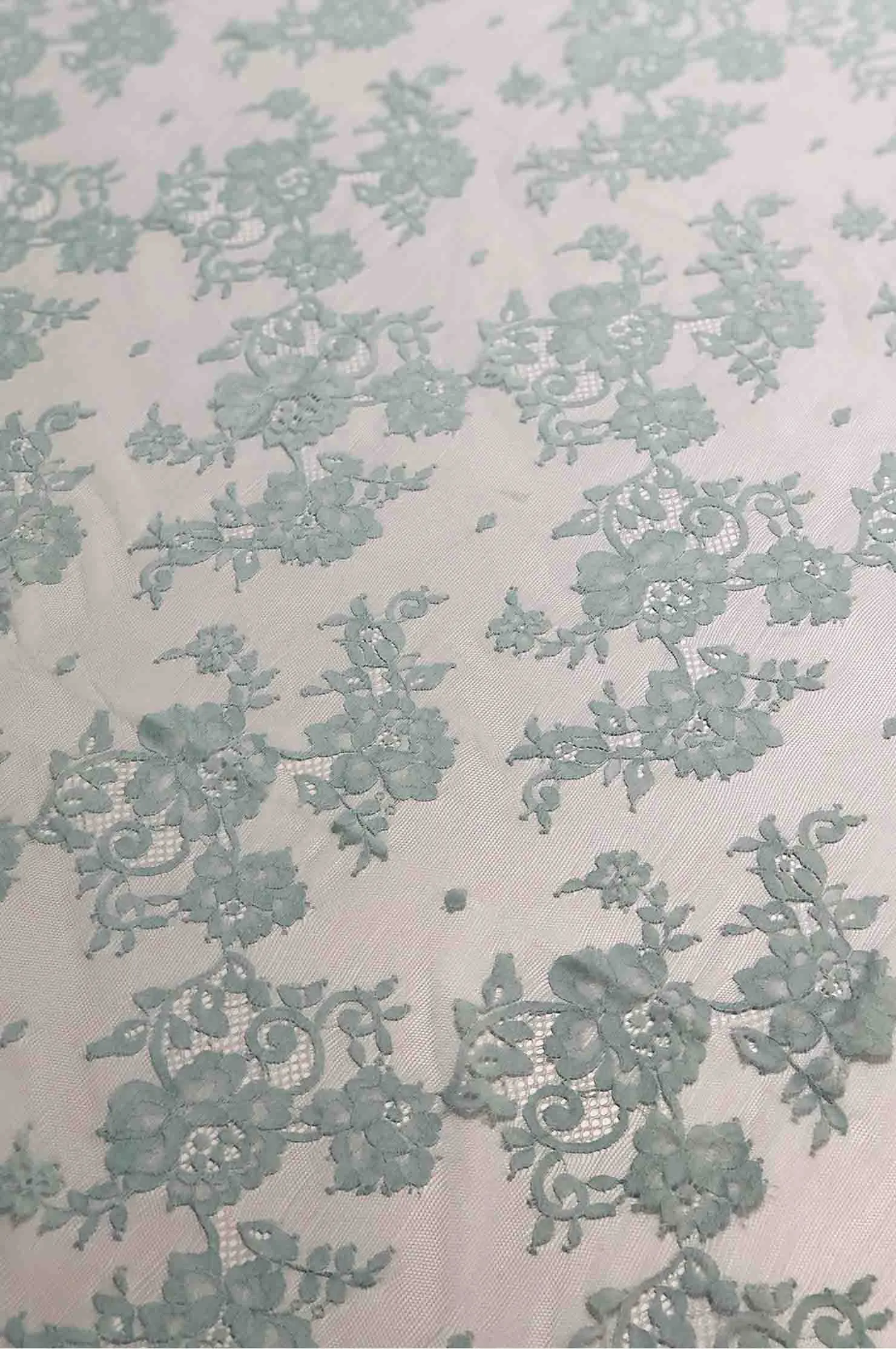Soothing Sea French Plain Lace FLP-005/9 Fabric