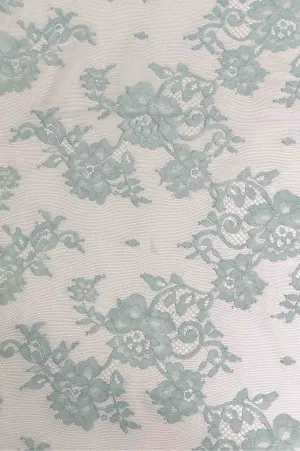 Soothing Sea French Plain Lace FLP-005/9 Fabric